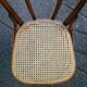 Fake pair of Kohn and Turpe tanned bistro chairs, circa 1900,