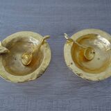 Pair of salters bird snake design Michael Aram 1990