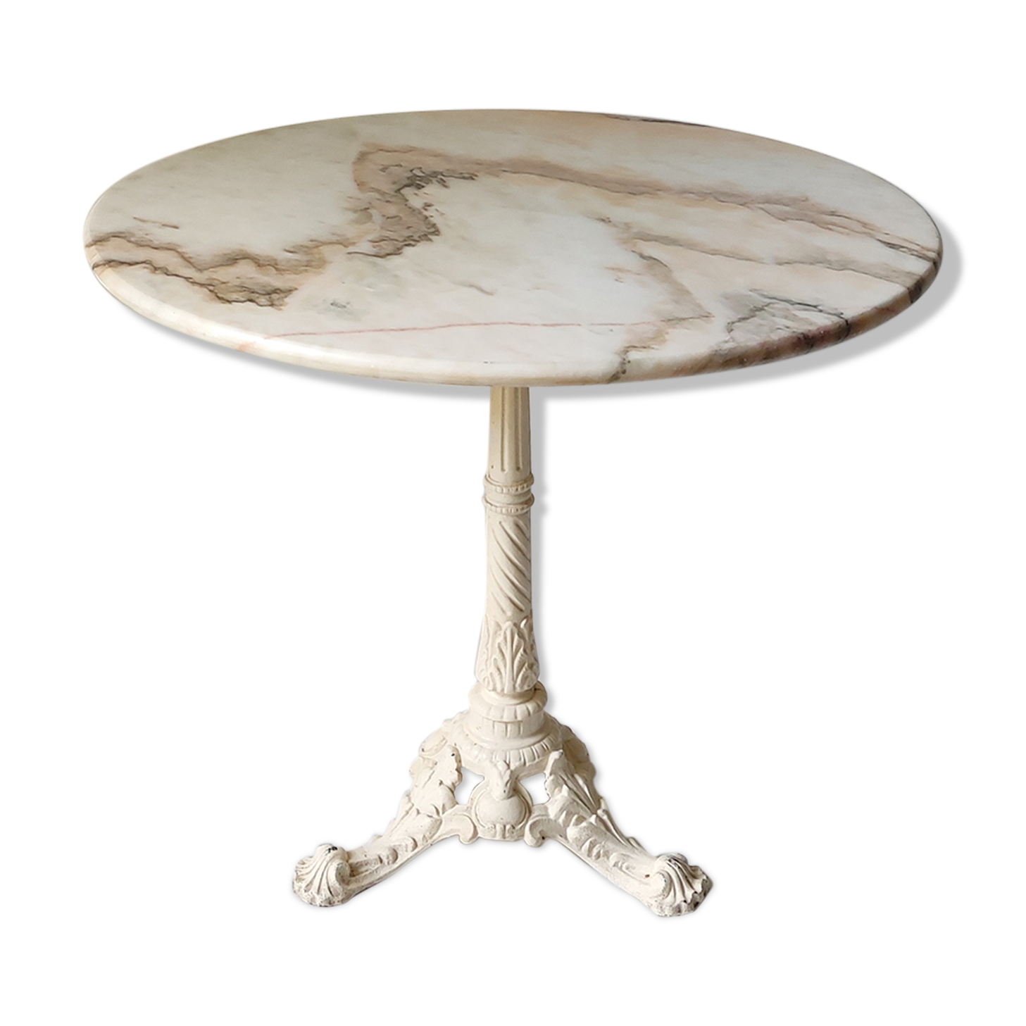 Large bistro table for 4 in marble