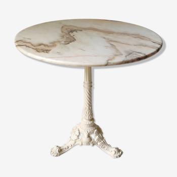 Large bistro table for 4 in marble