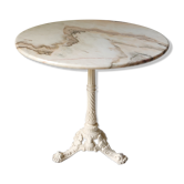 Table bistrot pour 4 en marbre