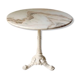 Large bistro table for 4 in marble