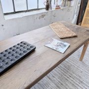XL oak farmhouse table 1950 235cm