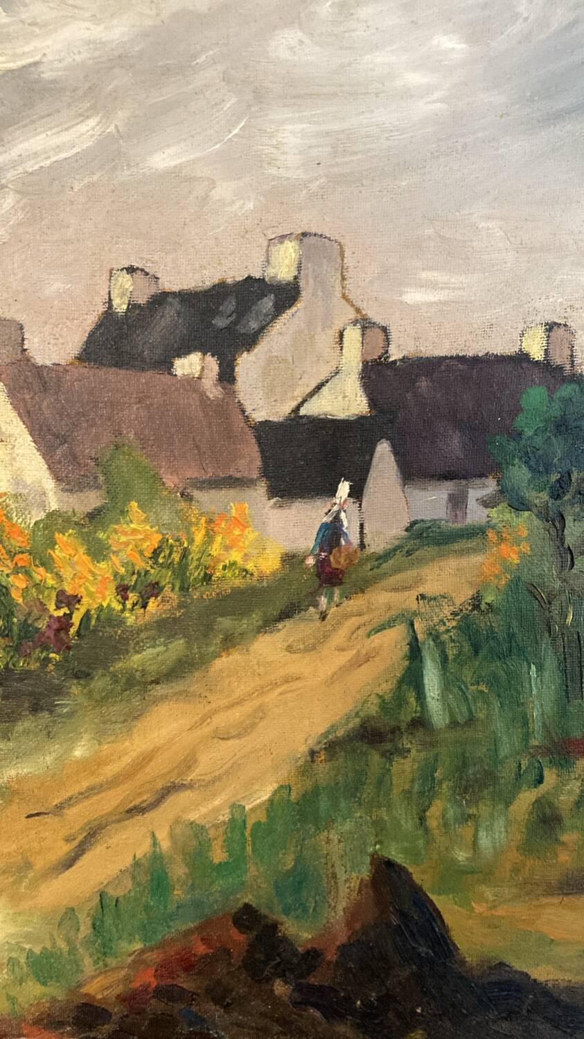 Huile sur toile Bretagne
