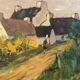 Huile sur toile Bretagne