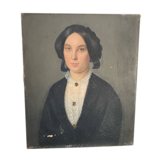 Portrait of a 19th century school woman