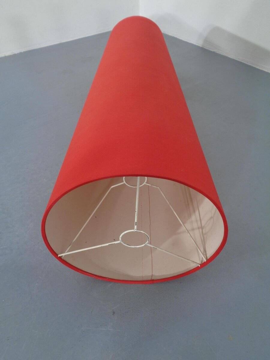 Floor lamp with illuminated glass stand from Doria Leuchten, 1960s.