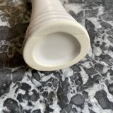 Hand white ceramic baguier H16