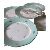 6 flat plates from Moulin des loups in good condition