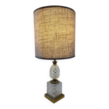 Lampe Ananas cristal verre  1970