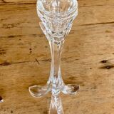 Paire de chandeliers en cristal d'Arques « Bandol » de Longchamp