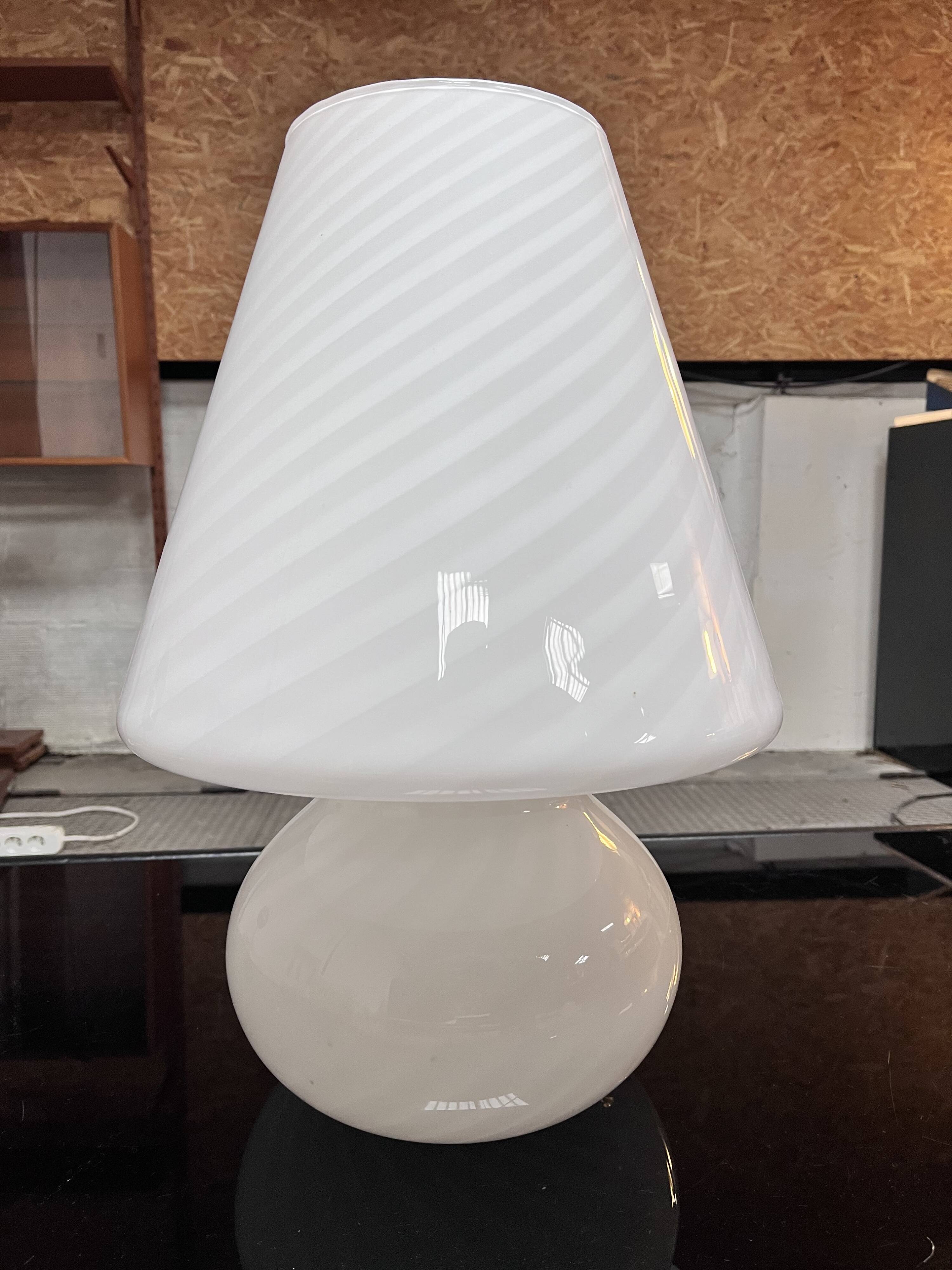Murano glass table lamp by Paolo Venini, Italy, 1970