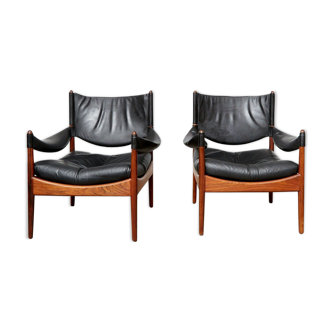 Pair of armchairs Kristian Solmer Vedel "modus Chair" for Søren Willadsen Møbelfabrik