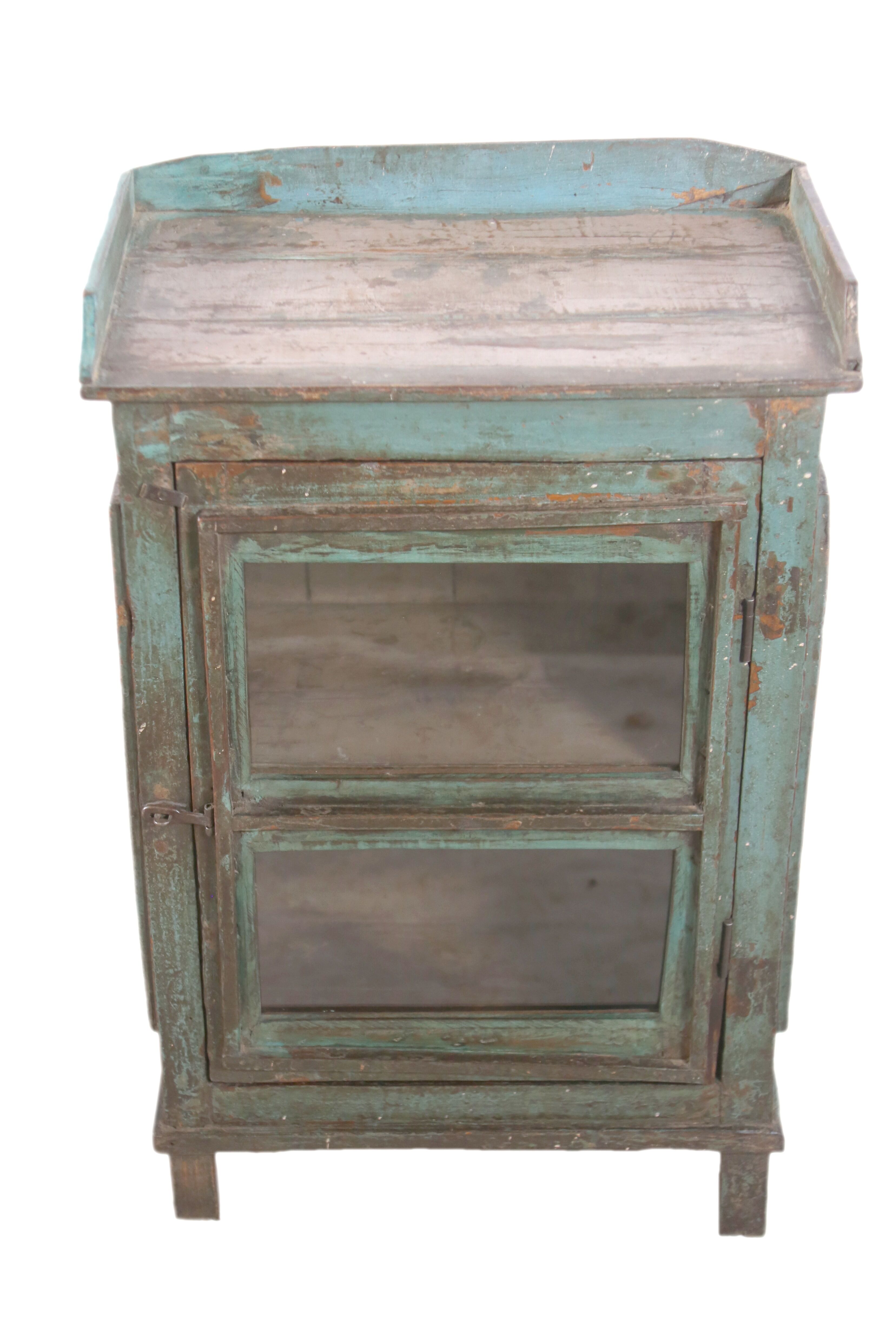 Bedside in ancient Burmese teak