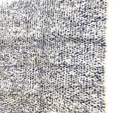 Moroccan Berber carpet Beni Ouarain speckled majorelle blue 2,45x1.56m