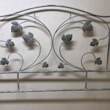 Wrought iron headboard – handcrafted – 148 × 134 cm