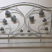 Wrought iron headboard – handcrafted – 148 × 134 cm