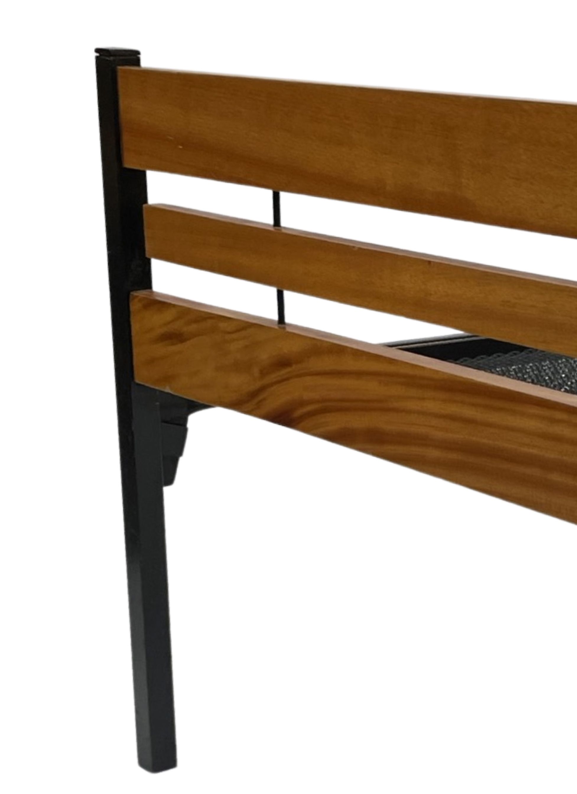 Vintage scandinavian bed daybed by Dico Holland 1960s teak metal