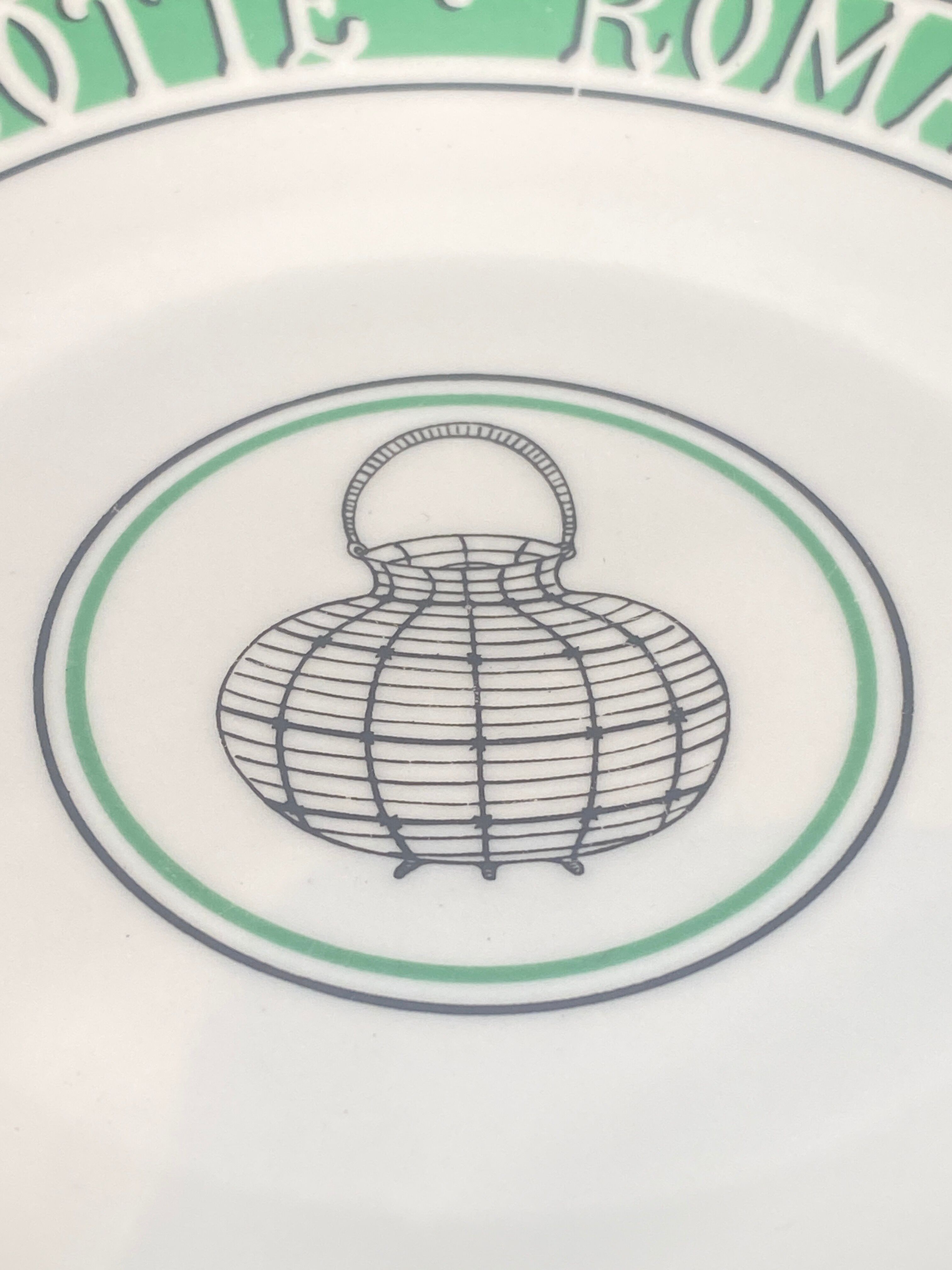 Set of 10 Paris porcelain plates