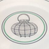Set of 10 Paris porcelain plates