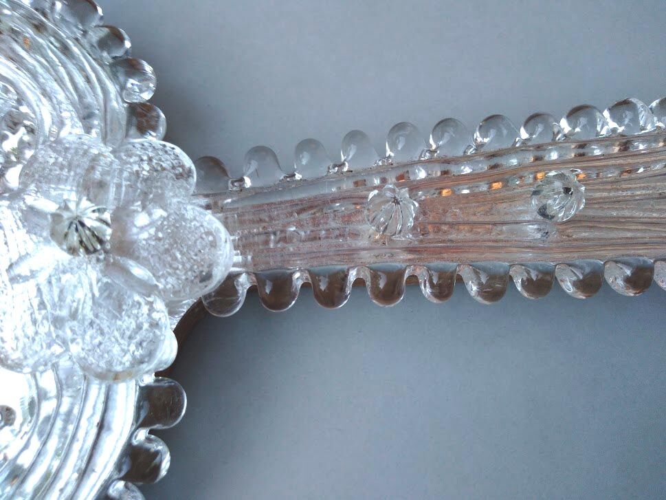 Mirror opposite main Venetian murano 17x32cm