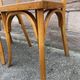 Set of 6 chairs bistrot café baumann bentwood from the 1950s