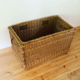 Vintage wicker trunk