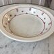 Hollow dish Digoin Sarreguemines model "Andrée" small suns 30s