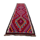Old turkish kilim runner 367x86 cm