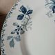 6 antique ironstone dinner plates