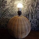 Rattan ball lamp Ø32cm
