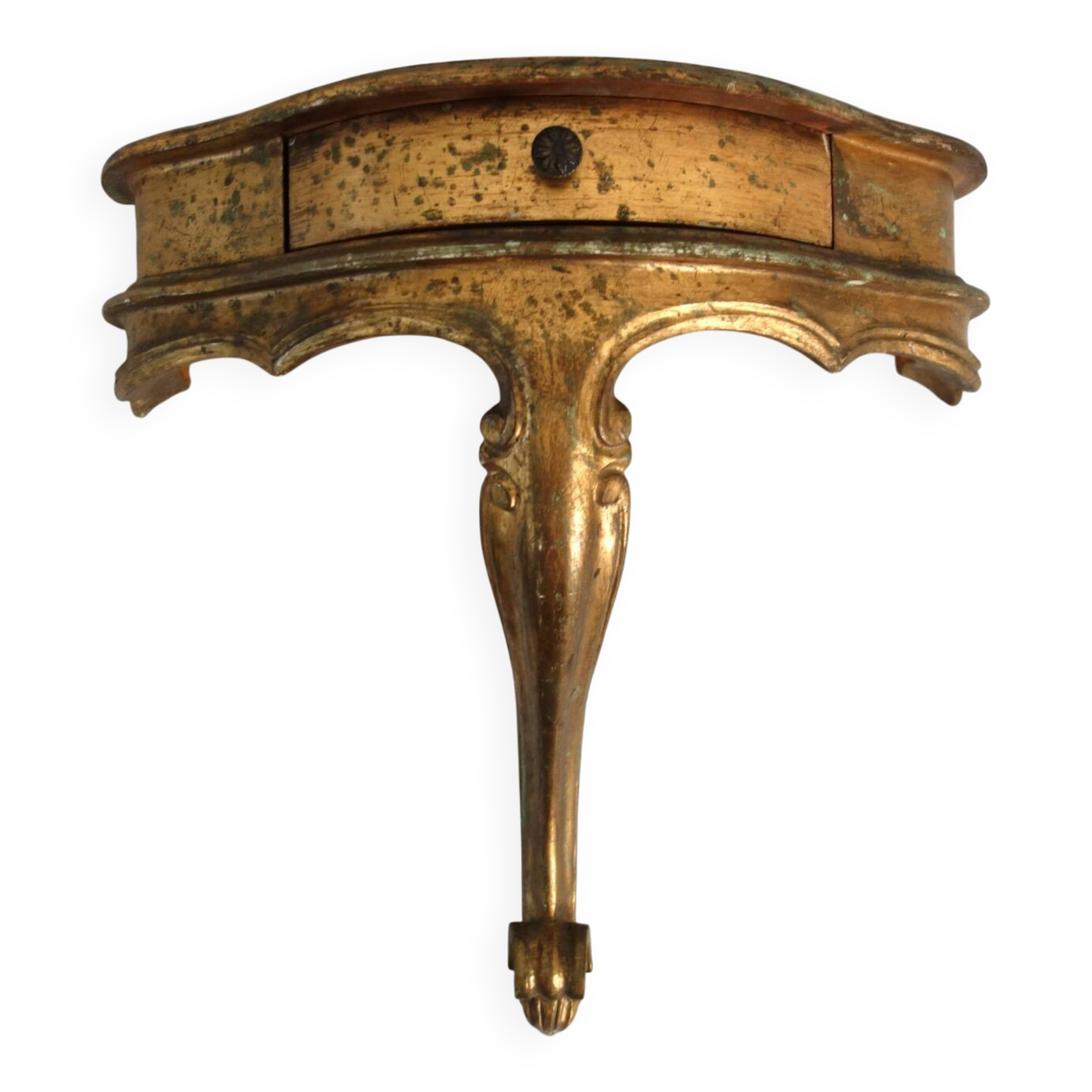 Console murale en bois vintage