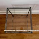 Marktex Beistelltisch mit Glasplatte (2000) – elegantes Vintage-Design mit