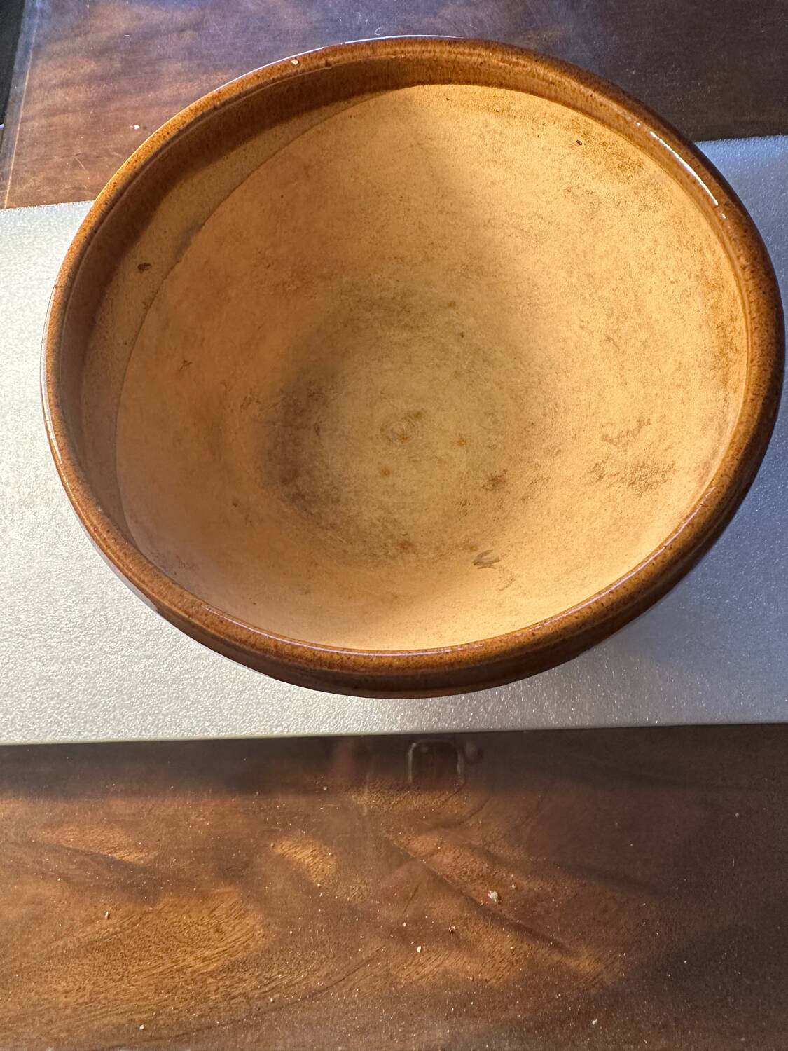 Large antique 19th century stoneware bowl - Origin Alsace