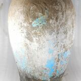 Blue terracotta jar
