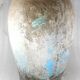 Blue terracotta jar