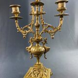 19th century bronze candlestick in Louis XIV style