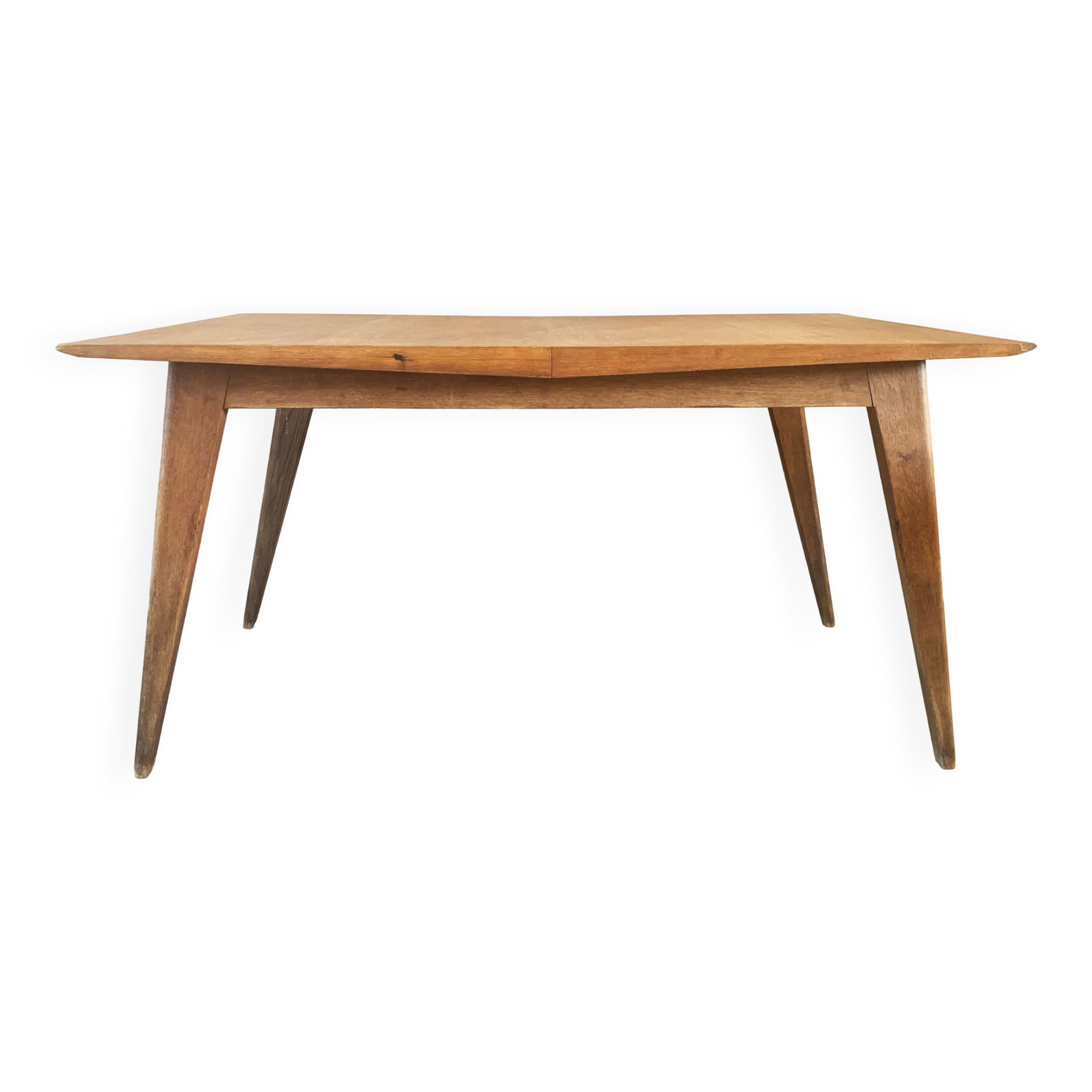 Vintage extendable oak table from the 50s