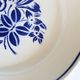 Set of 6 Badonviller flat plates, vintage French, authentic, rare, countryside