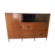 Teak secretary cabinet by Jean-René Caillette