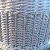 Natural wicker chest from the 70s