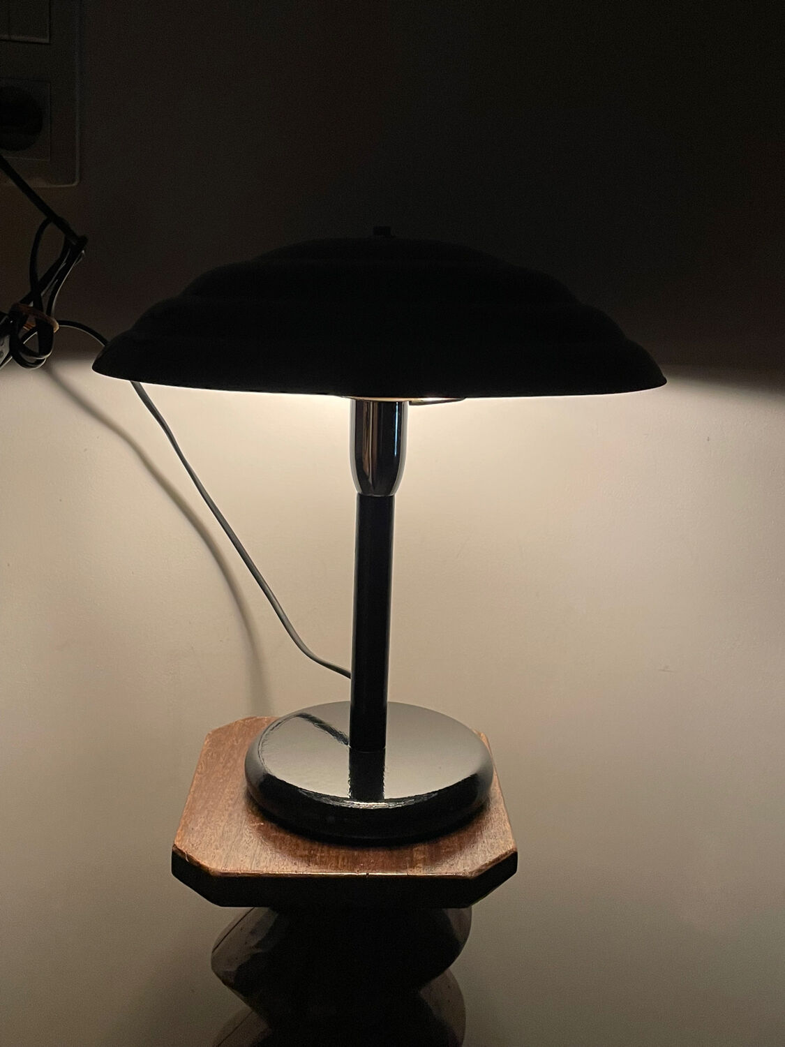 Vintage mushroom lamp