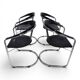 Set of 4 dining chairs by A. Rizzatto for Lo Studio