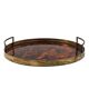 Hollywood regency round tray, Italy 1970s