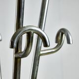 Porte-manteau postmoderne avec porte-parapluie et décor de sphères en vinyle