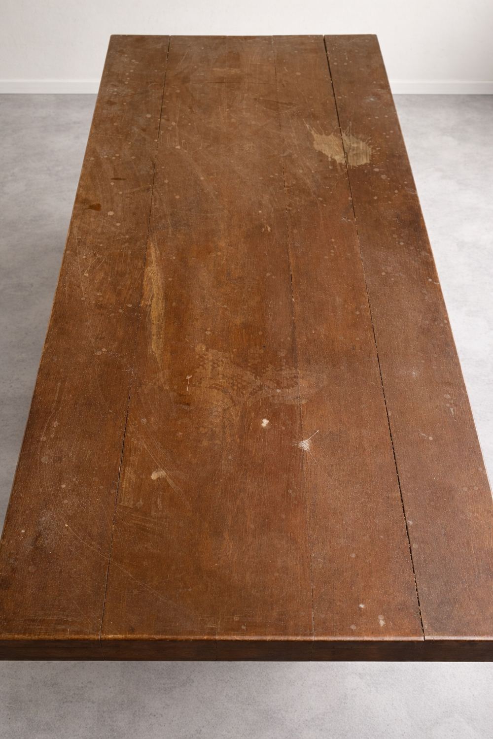 Monastery table made of solid oak.