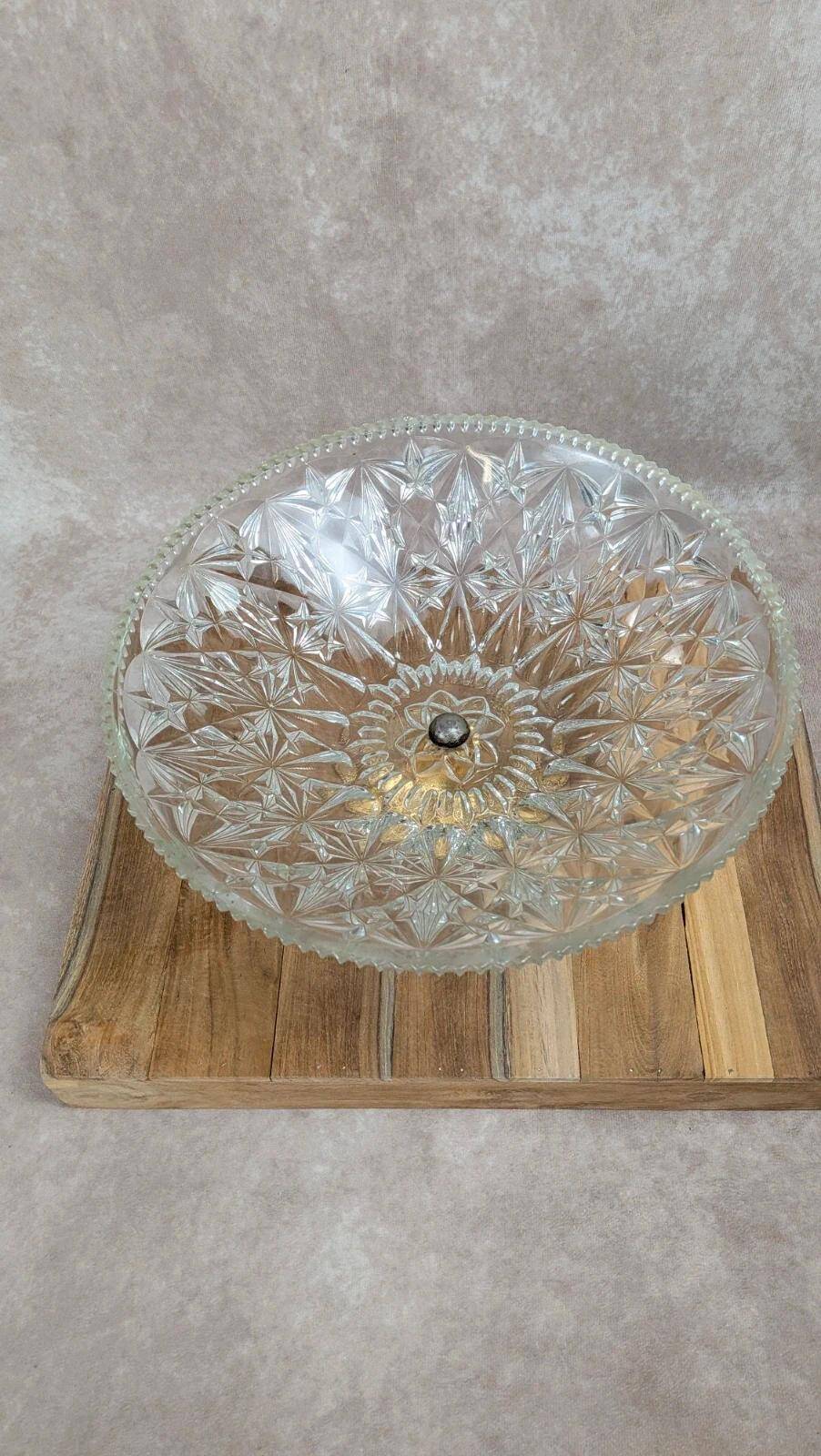 Vintage brass footed bowl