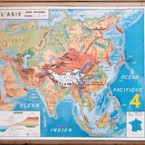 Vintage school map