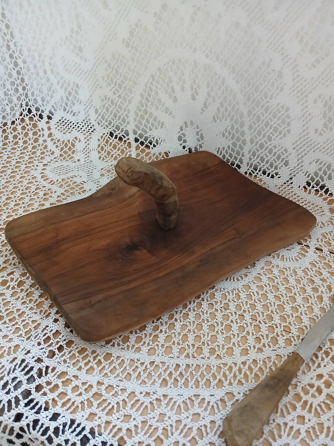 Olive wood cheese/charcuterie board