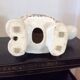 Elephant shaped porcelain side table